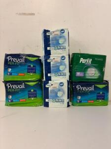 PerFit, Prevail, Tena Adult Incontinence Underwear & Briefs - X-Large, Large, Small, 3 Packs