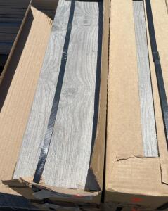 Timber Grey 6"x24" Ceramic Wood-Look Floor Tile, 4 Boxes, 60Pieces, Made in USA, 15 sq.ft./box