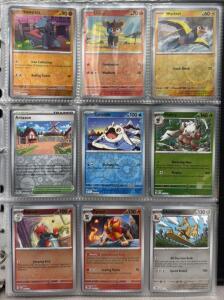 Huge Binder Of 160+ Pok&eacute;mon Cards W/ Tons Of Holos And Rares
