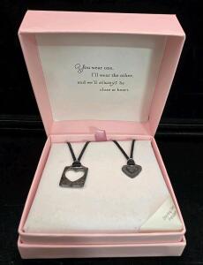 Hallmark Sterling Silver "Heart Always" Pendant Necklaces