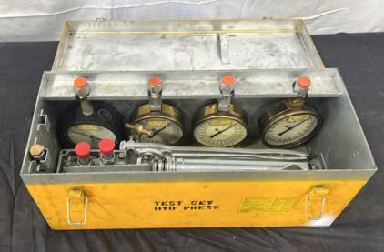 Hydraulic pressure test set