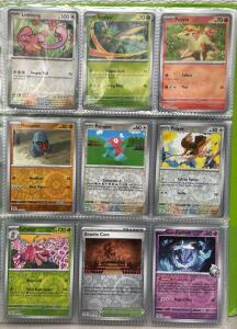 Huge Binder Of 160+ Pok&eacute;mon Cards W/ Tons Of Holos And Rares