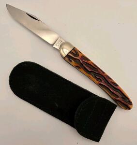 (1) Puma Germany Folding Stag Handle Pocket Knife