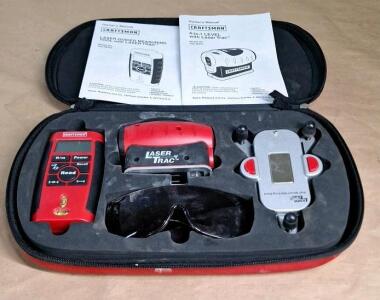 (1) Craftsman 4-in-1 Laser Trac Combo Measuring Tool Set W/ Case