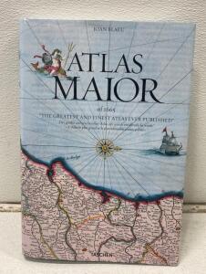 Taschen Atlas Maior of 1665 by Joan Blaeu, Multilingual Edition, Hardcover, 512 Pages - Excellent Condition