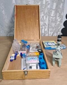 (1) Vintage Microscope Kit