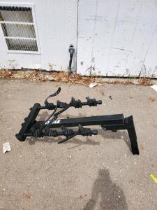Thule 4-Bike Hitch Rack, Fits 2" Receiver, Integrated Straps, Tilting, Black Steel