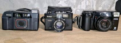 (3) Vintage 35mm Cameras