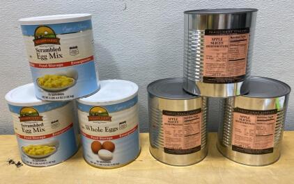 Emergency Food 1lb Cans - Dehydrated Carrots- Bell Peppers- Celery