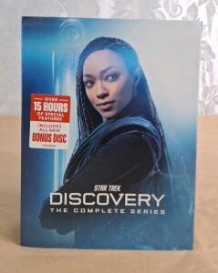 (1) Star Trek Discovery: The Complete Series DVD Box Set.
