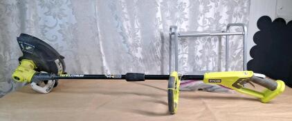 (1) Ryobi Cordless 18V Trimmer, W/O Battery & (1) Under Sink Organizer