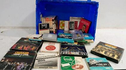 Vintage Reel-to-Reel Audio Tape Lot &ndash; Scotch, Soundcraft, 7" Reels, 1800 ft
