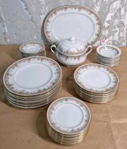 (40) Assorted Pieces Of Noritake China, Morning Jewel Pattern 2767