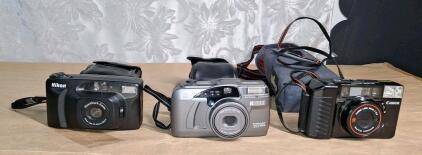(3) Vintage 35mm Cameras