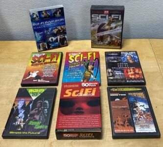 Classic Sci-Fi DVD Collection: 127 Movies Across Multiple Sets