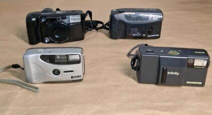 (4) Vintage 35mm Cameras