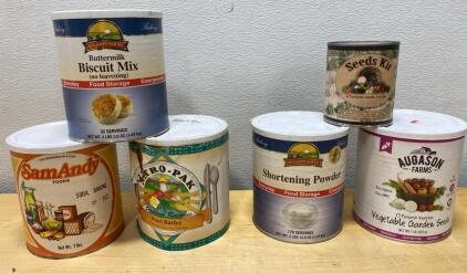 Emergency Food Storage & Survival Garden Seeds Kit, Augason Farms, Nitro-Pak, SamAndy, #10 Cans