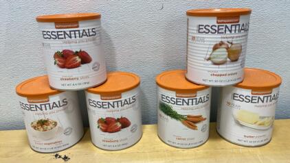 Emergency Essentials #10 Cans: Vegetables, Strawberries, Butter Powder &ndash; 25 Year Shelf Life