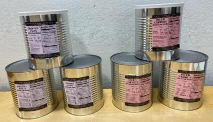 Family Home Storage Dehydrated Chopped Onion & Diced Carrots, #10 Cans, 2.8 lbs Each, 6-Pack
