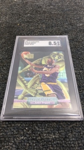 Kobe Bryant 1996-97 Fleer Metal “ Cyber-Metal” Rookie Card Graded 8.5 NM-MT+ By SGC