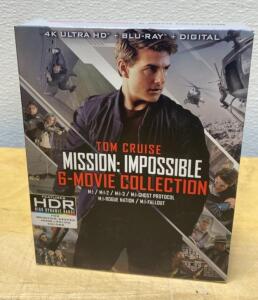Mission: Impossible 6-Movie Collection 4K Ultra HD + Blu-ray + Digital, 13 Discs, HDR