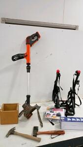 BLACK+DECKER Cordless String Trimmer/Edger with Adjustable Shaft, could not test functions.