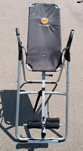 Body Power Inversion Table, Adjustable Height, Steel Frame, 250-300 lb Capacity, Foldable