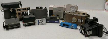 Kodamatic and Polaroid Cameras