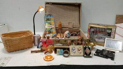 Vintage Collectibles & Household Items Lot &ndash; Approx. 25 Pieces, Mixed Condition