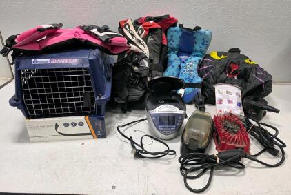 Petmate Soft-Sided Kennel Cab, Assorted Life Jackets, CD Boombox, Hand Vacuum, and More