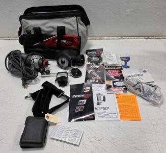 RotoZip SS355-10 Spiral Saw Kit, 5.5 Amp, 30,000 RPM, with Accessories