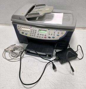 HP OfficeJet 6150 All-in-One Printer Fax Scanner Copier, Inkjet, ADF, USB, Power Cord Included
