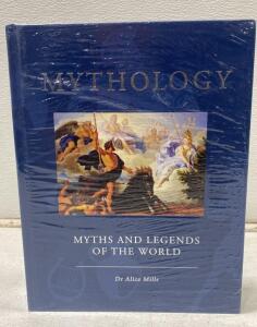 Mythology: Myths and Legends of the World by Dr. Alice Mills, Hardcover, 528 Pages- Sealed