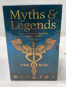 Myths & Legends 6-Book Box Set, Edited by Jake Jackson, Paperback, 2020, ISBN 978-1-83964-421-2- Sealed