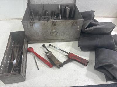 Disc cutters parts, misc tools,(3) Rubber Intertubes