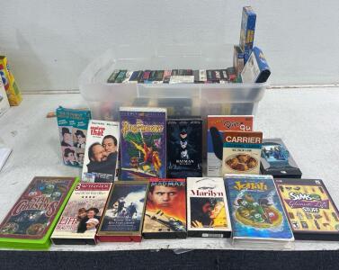 MAD MAX,BATMAN RETURNS, ANALIZE THAT and other Miscellaneous VHS, DVD, Cassette tapes