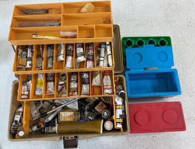 Oil Paint tool box , Miscellaneous storage.