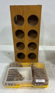Wine Rack, Vintage gold tone jewelry accessories