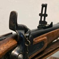 London Armory Co. .58 Cal Euroarms Black Powder Rifle-Musket, Italy, s/n 1583A, Sling/Ramrod - 9