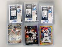 Riley Adams Gold Refractor RC /50, Randy Arozarena Rookie Ticket Autos, Livan Hernandez Five Star, Willie Mays Gold Label, And More