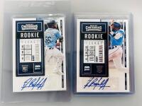 Riley Adams Gold Refractor RC /50, Randy Arozarena Rookie Ticket Autos, Livan Hernandez Five Star, Willie Mays Gold Label, And More - 2