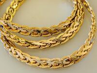 14K Yellow Gold Rope Chain Necklace, 24-inch Length, 3mm Width, Lobster Clasp - 3