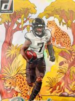 2025 Donruss Downtown Brian Thomas Jr. #2 Rookie Jacksonville Jaguars Short Print Case Hit NFL - 2