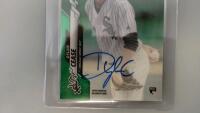 2020 Topps Chrome Dylan Cease Green Refractor Autograph Rookie Card #RA-DCE /99 - 3