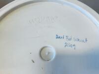Ropak 5 Gallon Food Storage Bucket with Hard Red Wheat 2009, EZ Cover Lid, White - 2