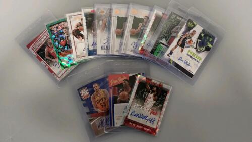 Autographed NBA Cards, Panini, Court Kings, Hoops, #/49, Rookies, Patch, Whitehead And More
