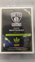Autographed NBA Cards, Panini, Court Kings, Hoops, #/49, Rookies, Patch, Whitehead And More - 7