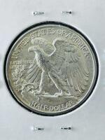 1942 Walking Liberty Half Dollar, MS64, 90% Silver, Philadelphia Mint - 3