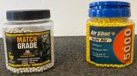 Airsoft & Steel BB Ammunition Lot - Copperhead 6000 .177 Cal, Airsoft 6mm 5000ct/2000ct Mixed Weights - 4