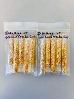 10 Vials of Gold Leaf Flakes, Approx. 300 mg Each, 23K-24K Purity